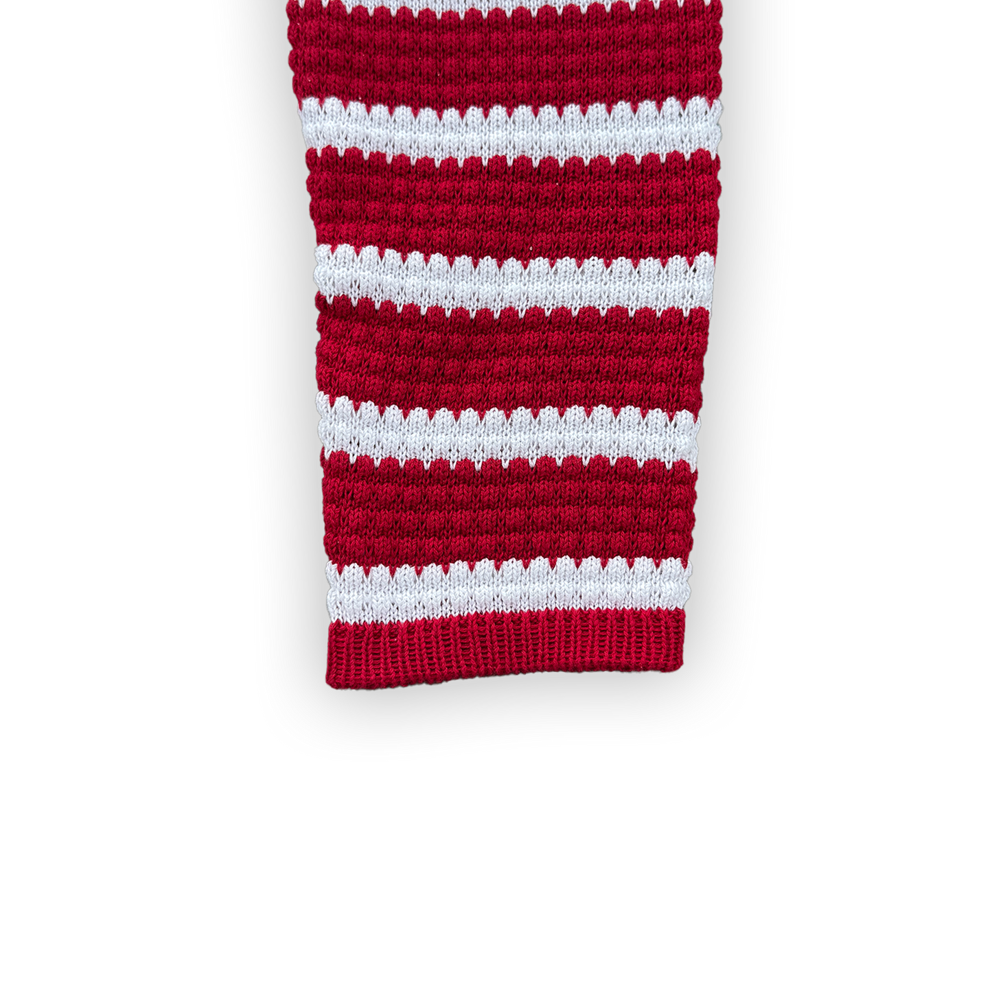 STRIPED SUMMER KNIT - CHERRY RED