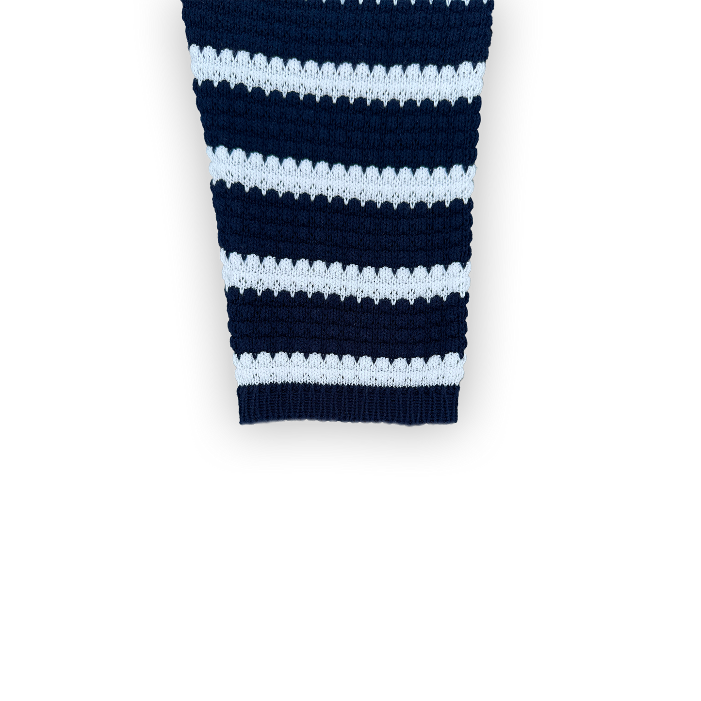 STRIPED SUMMER KNIT - MARINE BLUE